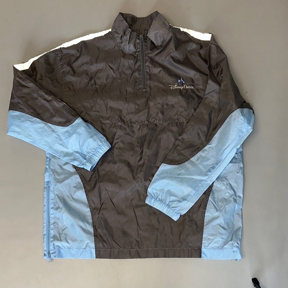Disney Black and Blue Windbreaker with Sporty Accents